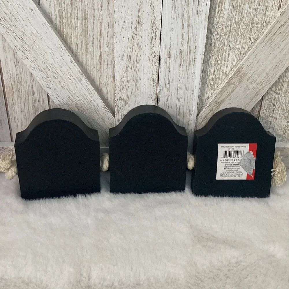 Target BP 2019 Tombstone Chalkboard Tabletop Signs - Black